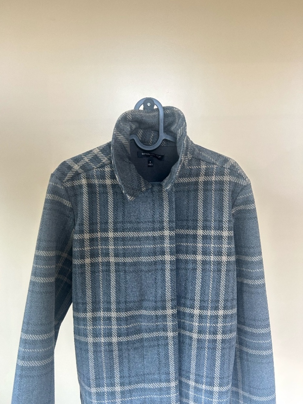 Banana Republic Short Plaid Jacket, Small